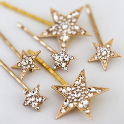 Wedding Accessories Star Hair Pins